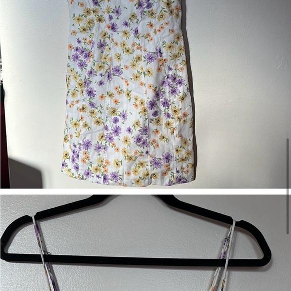 Like new, Zara floral spaghetti strap dress . - Picture 5 of 9